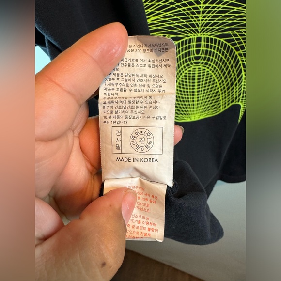 Lifework Big Radog Black /Green T Shirt Size Medium Crew Neck Short Sleeve - Picture 14 of 16